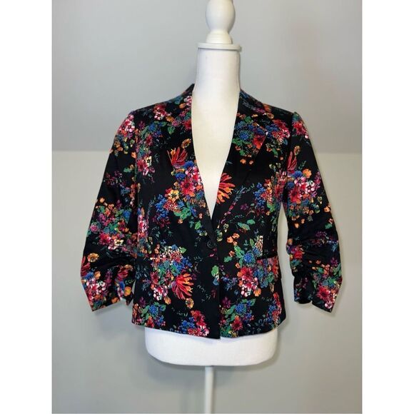 Laundry by Shelli Segal Floral Blazer Suit Jacket Women’s 10 - Picture 9 of 9